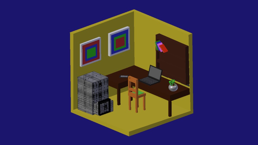 Office Isometric model preview image 1
